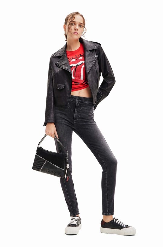 Desigual ramoneska czarny 23WWEW65