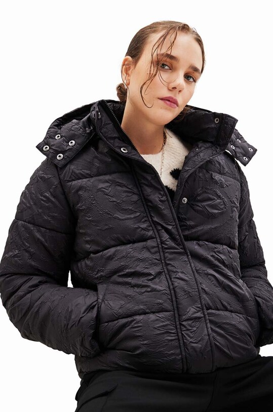 Odzież Desigual kurtka 23WWEW72 czarny