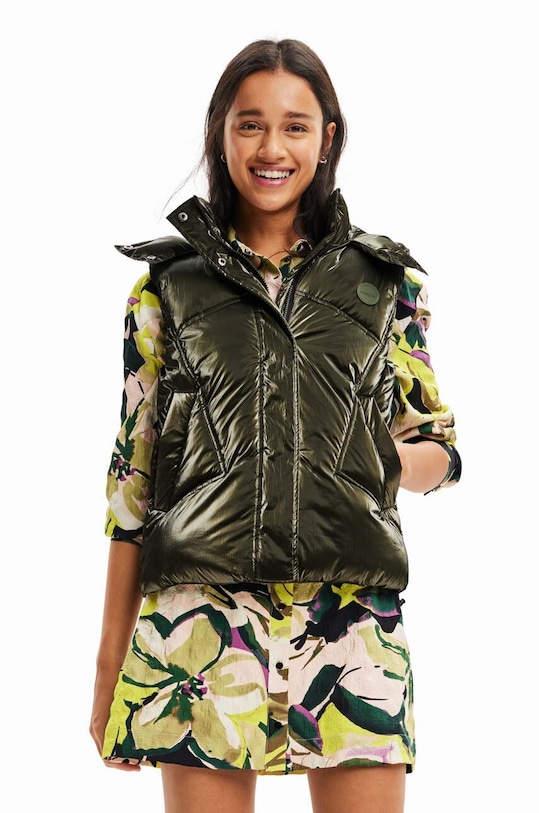 Desigual bezrękawnik pozostałe zielony 23WWEW75