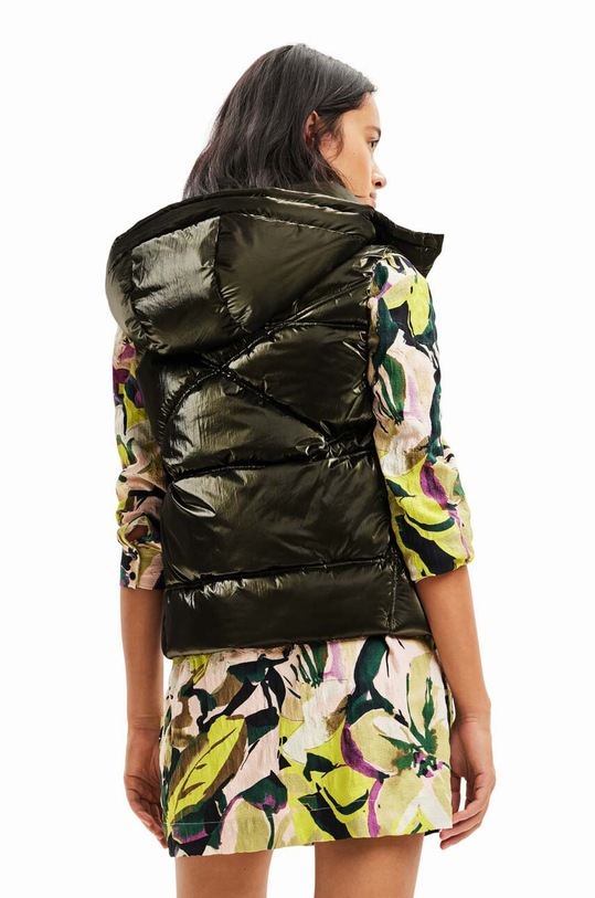 Αμάνικο μπουφάν Desigual 23WWEW75 πράσινο AW23
