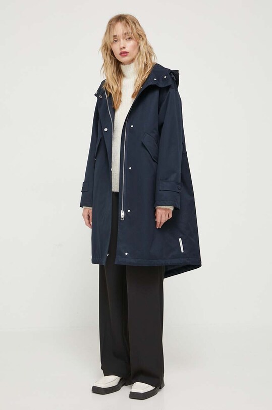 Marc O'Polo parka pozostałe granatowy 307007071091
