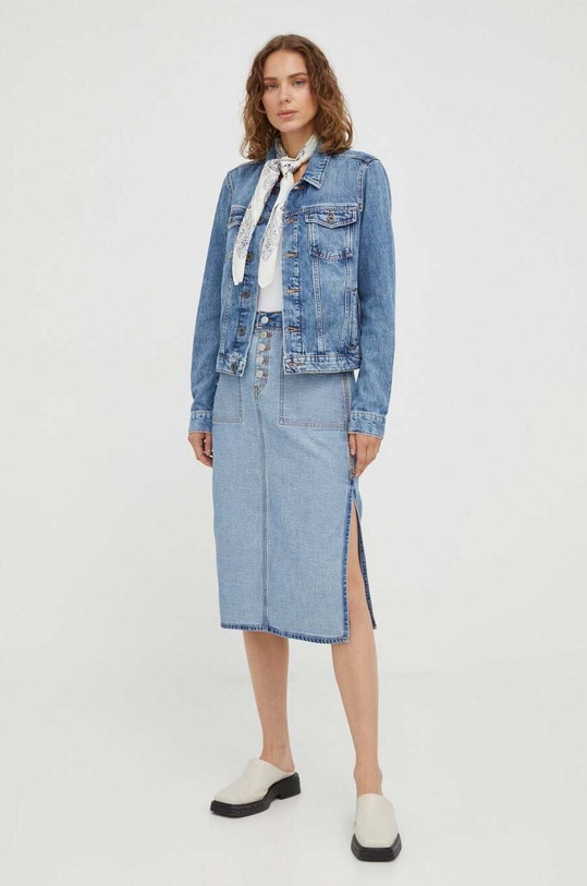 Джинсова куртка Marc O'Polo 307929025035 блакитний AW23