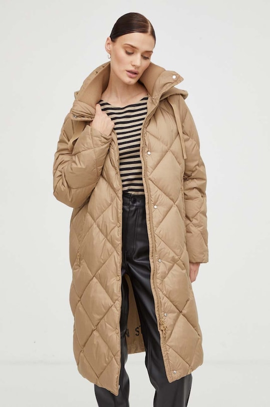 Marc O'Polo kurtka puchowa pozostałe beżowy 309032971073