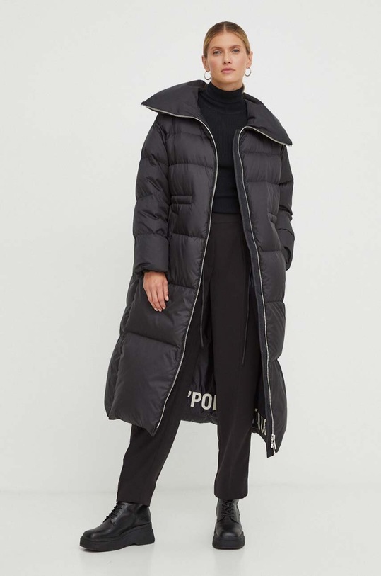 Μπουφάν με επένδυση από πούπουλα Marc O'Polo 309092371087 μαύρο AW23