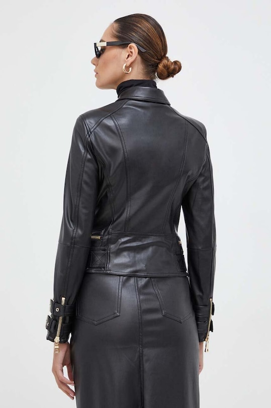 Ρούχα Δερμάτινο μπουφάν Guess W3BL93.K8S30 μαύρο