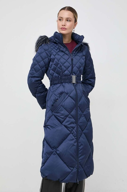 Páperová bunda Guess zateplené tmavomodrá W3BL37.WEX52