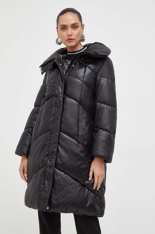 Bunda Guess s podšívkou černá W3BL33.WFP50