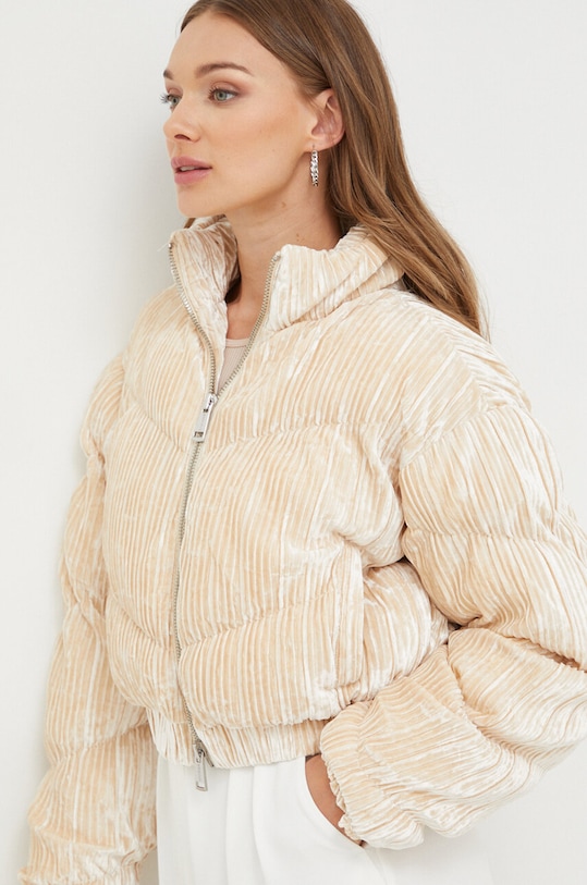 Guess kurtka bez kaptura beżowy W3BL10.KBWC2