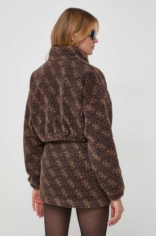 Oblečenie Mikina Guess Guess x Banksy W3BL87.WFUJ0 hnedá