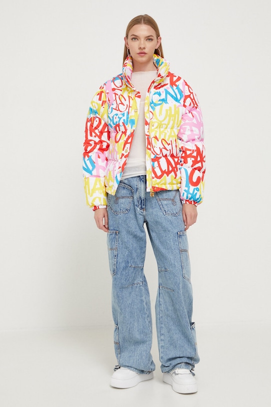 Chiara Ferragni kurtka puchowa 75CBU481 multicolor AW23