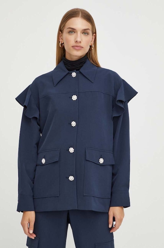 Custommade marynarka Fideli granatowy 999425871