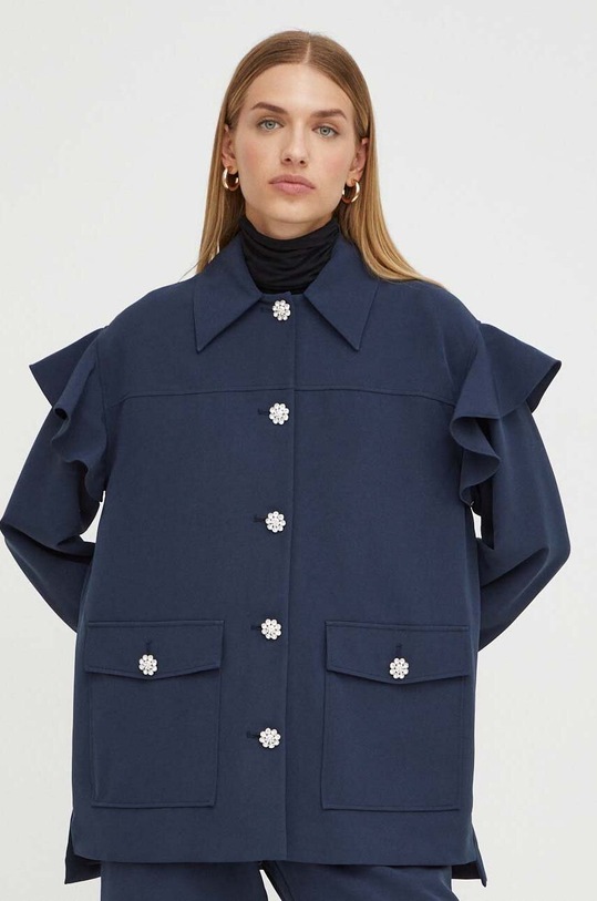 Custommade marynarka Fideli 999425871 granatowy