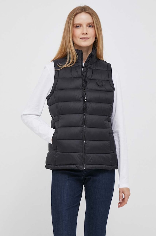 Pepe Jeans bezrękawnik bez kaptura czarny PL402226.999