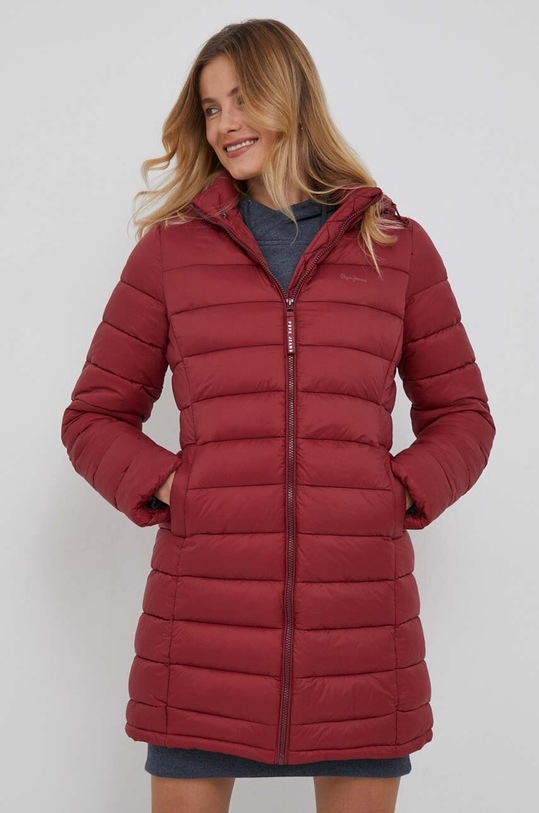 Pepe Jeans rövid kabát PL402252.299 burgundia AW23