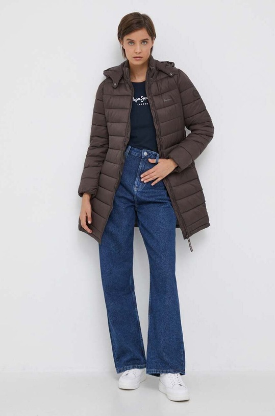 Pepe Jeans kurtka Maddie PL402252.874 brązowy AW23