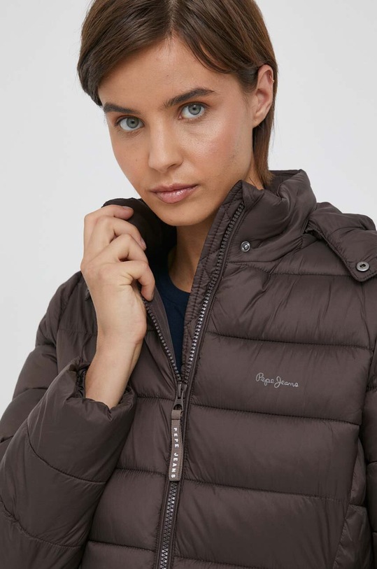 Pepe Jeans kurtka Maddie brązowy PL402252.874