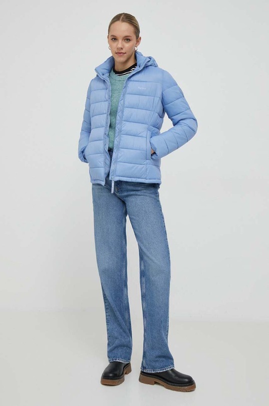 Pepe Jeans kurtka Maddie Short PL402253.563 niebieski AW23