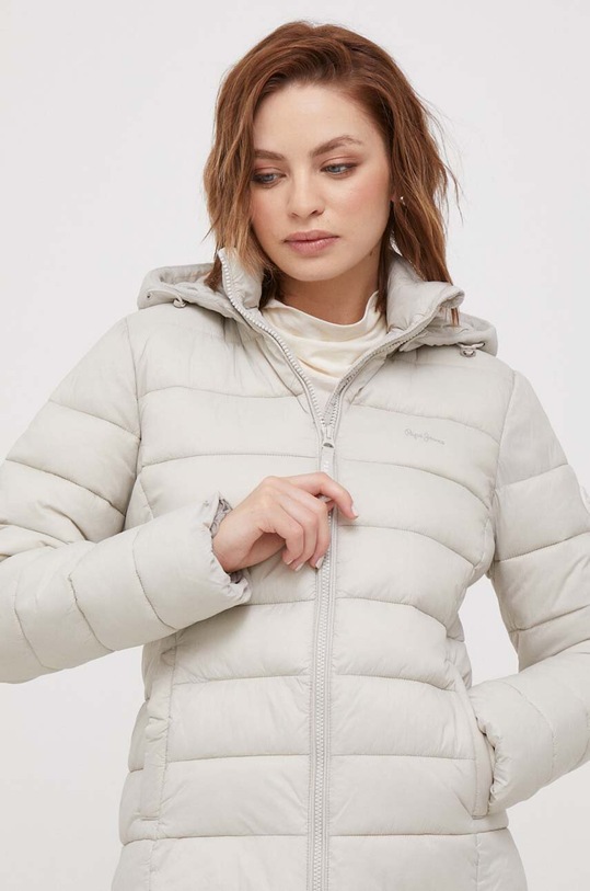 Odzież Pepe Jeans kurtka Maddie PL402253.847 beżowy