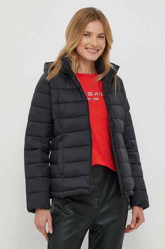 Bunda Pepe Jeans jemné zateplenie čierna PL402253.999