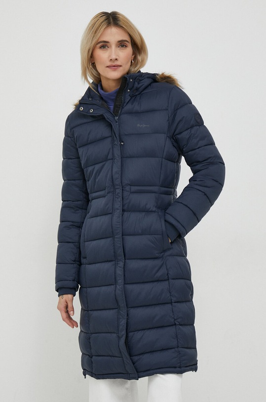 Bunda Pepe Jeans s podšívkou námořnická modř PL402258.594