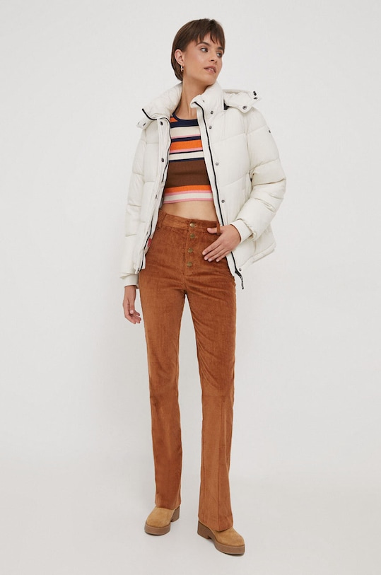 Pepe Jeans rövid kabát Morgan PL402273.804 bézs AW23