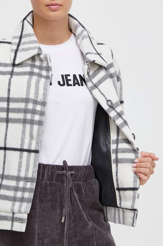 Μπουφάν από μίγμα μαλλιού Pepe Jeans Riley PL402288.0AA