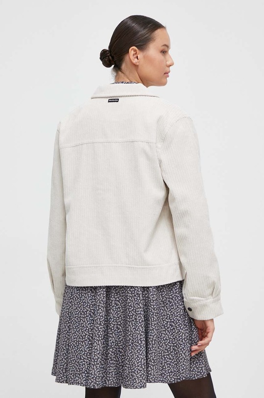 Îmbrăcăminte Pepe Jeans geacă cu aspect de cămașă Rish Corduroy PL402289.804 bej