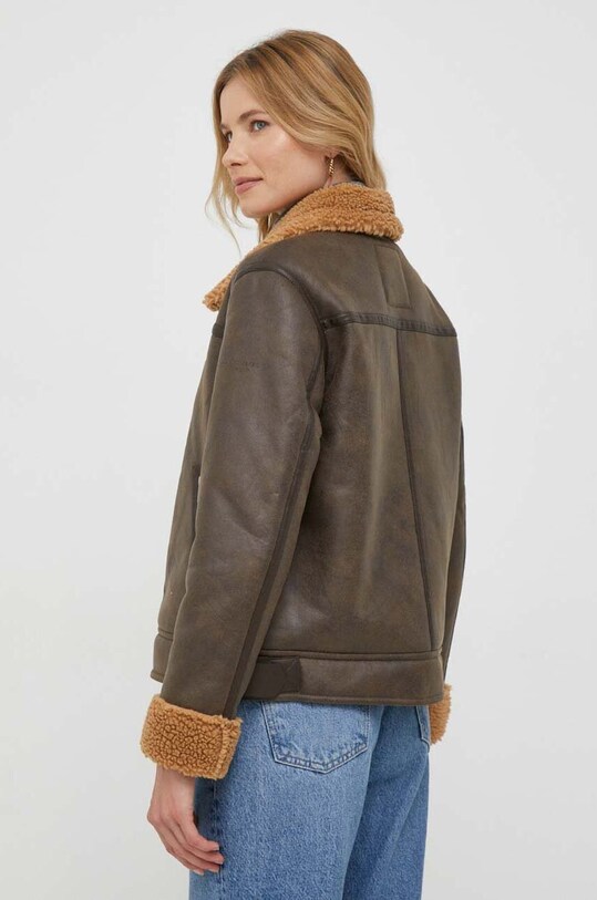 Odzież Pepe Jeans kurtka PL402299.874 brązowy