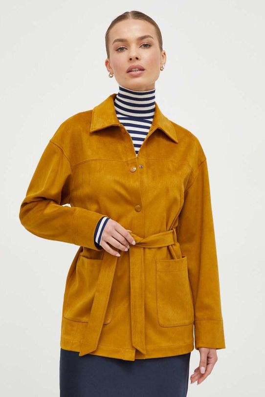 Max Mara Leisure kurtka bez kaptura żółty 2339160236600