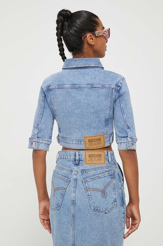 Одяг Джинсова куртка Moschino Jeans 0501.8238 блакитний