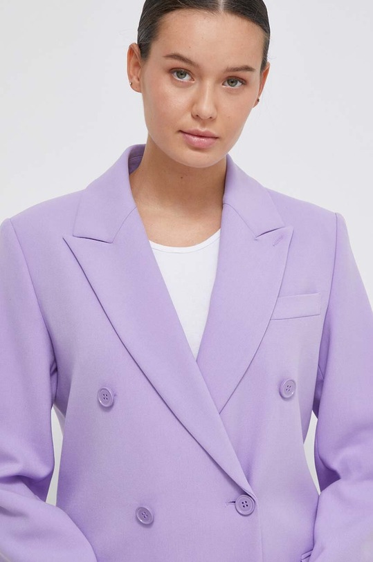United Colors of Benetton marynarka fioletowy 29HHDW016.0J4