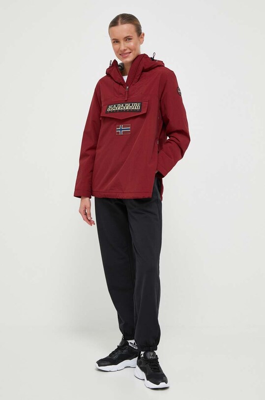 Napapijri giacca da esterno Rainforest Winter NP0A4GM5R541 granata AW23