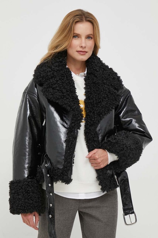 Bunda United Colors of Benetton čierna 2HQHDN04V.100