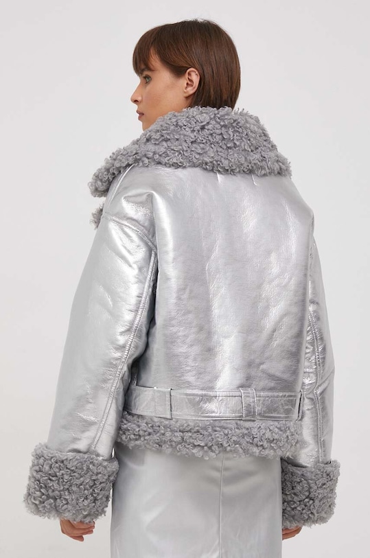 Odjeća Rokerica United Colors of Benetton 2HQHDN04V.901 srebrna