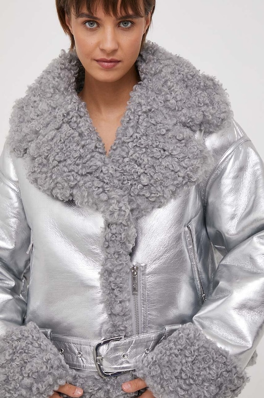 Rokerica United Colors of Benetton 2HQHDN04V.901 srebrna