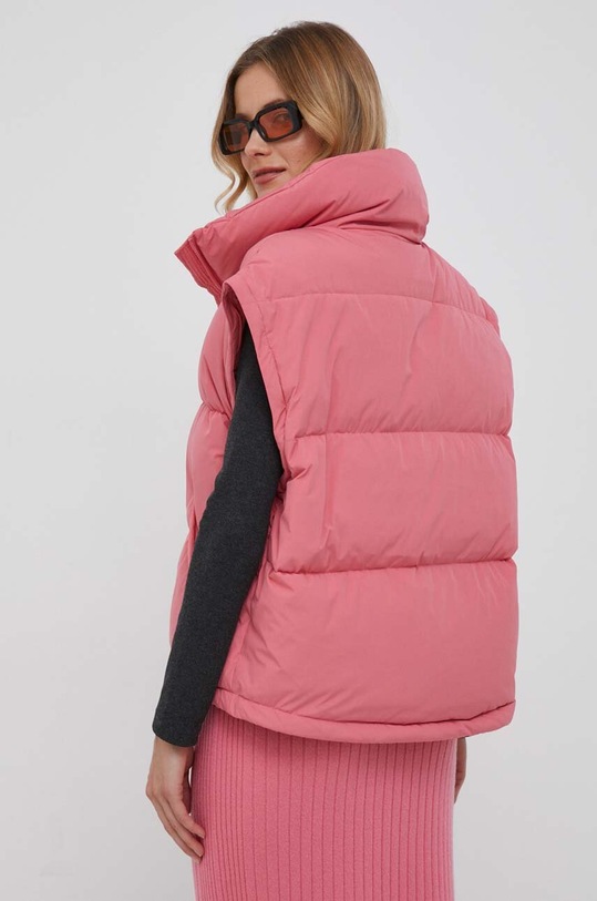Пухова куртка United Colors of Benetton 2JF8DN02R.11F рожевий