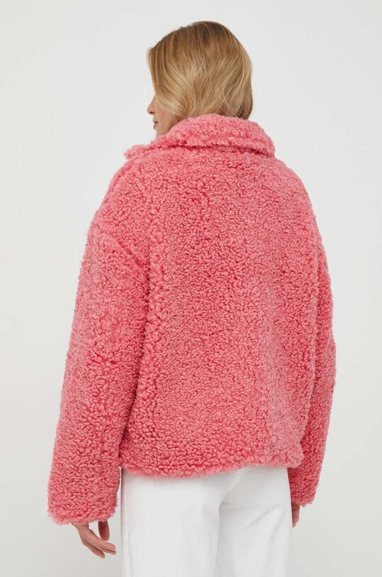 Odzież United Colors of Benetton kurtka 2RHSDN033.11F różowy