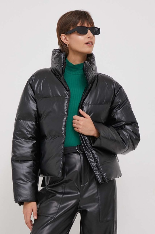 Jakna United Colors of Benetton 220LDN01Q.100 crna AW23