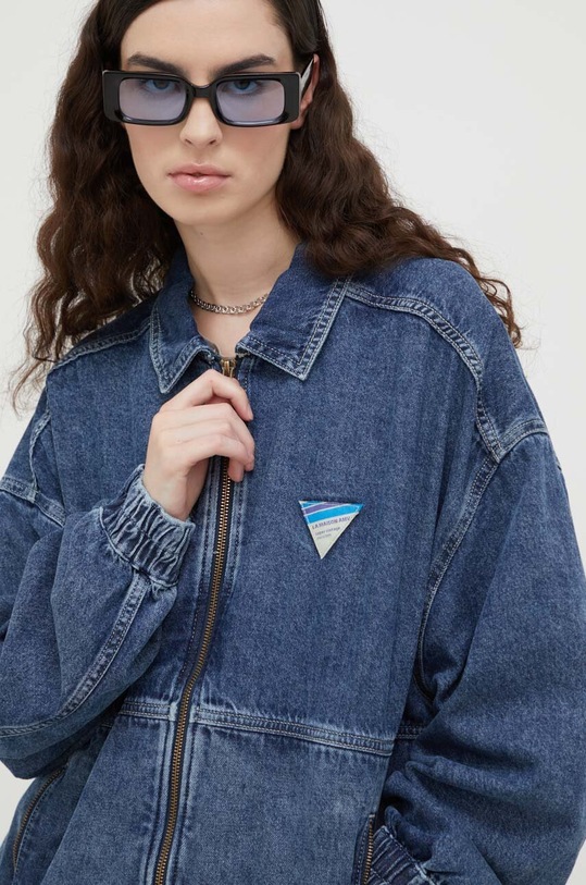 American Vintage kurtka jeansowa granatowy AST16AH23