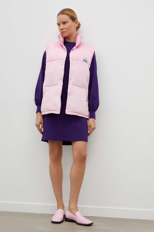 American Vintage bezrękawnik bez kaptura różowy ZOT17AH23