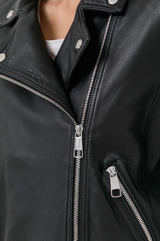 Δερμάτινο jacket Boss Orange BOSS ORANGE μαύρο 50501523