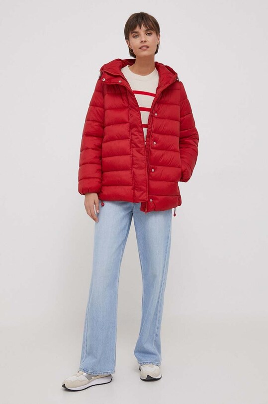 Μπουφάν United Colors of Benetton 2NIWDN013.0V3 κόκκινο AW23