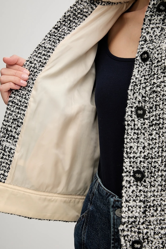 Μπουφάν πουκάμισο με μαλλί United Colors of Benetton 2I20DN048.902