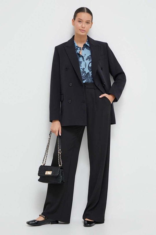 United Colors of Benetton marynarka 29HHDW016.100 czarny AW23