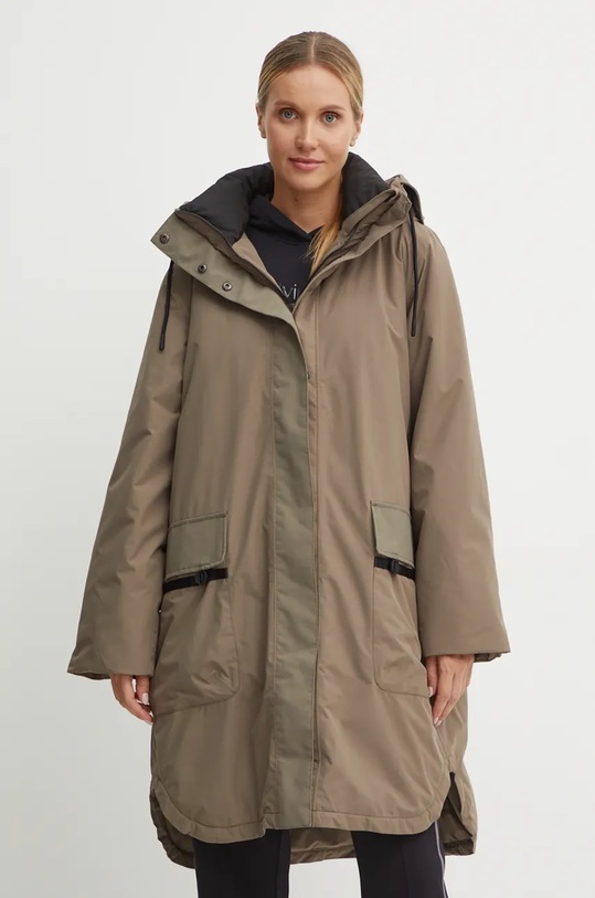 Didriksons rövid kabát enyhén szigetelt szürke 504837