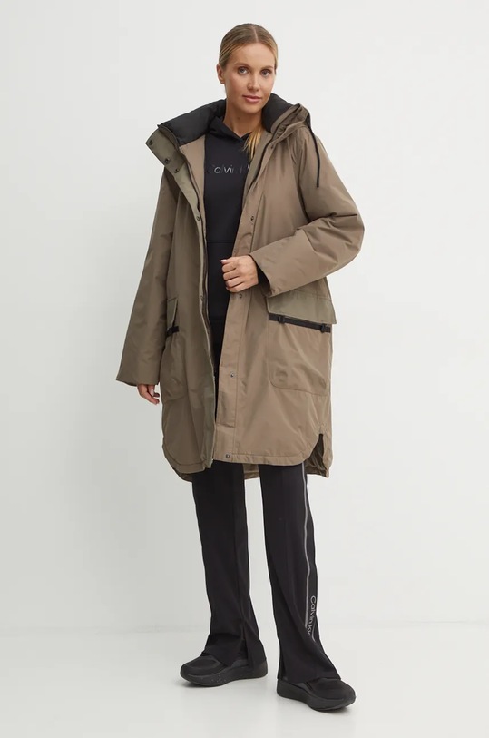 Didriksons rövid kabát 504837 szürke AW24