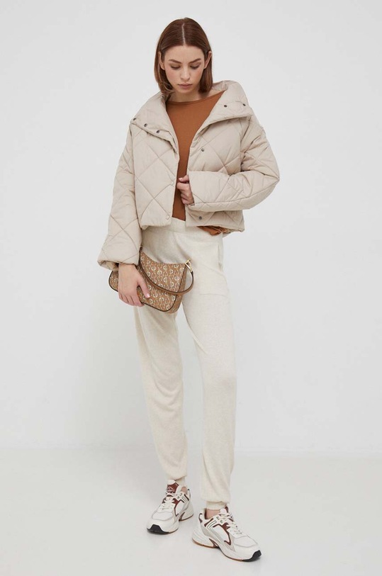 Μπουφάν Sisley 2WDYLN02M.3A6 μπεζ AW23