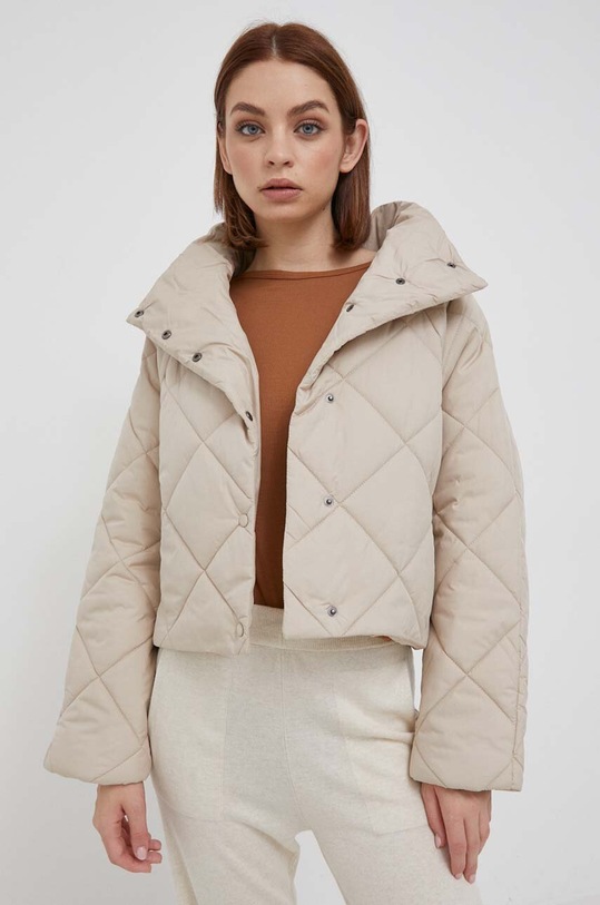 Μπουφάν Sisley μπεζ 2WDYLN02M.3A6