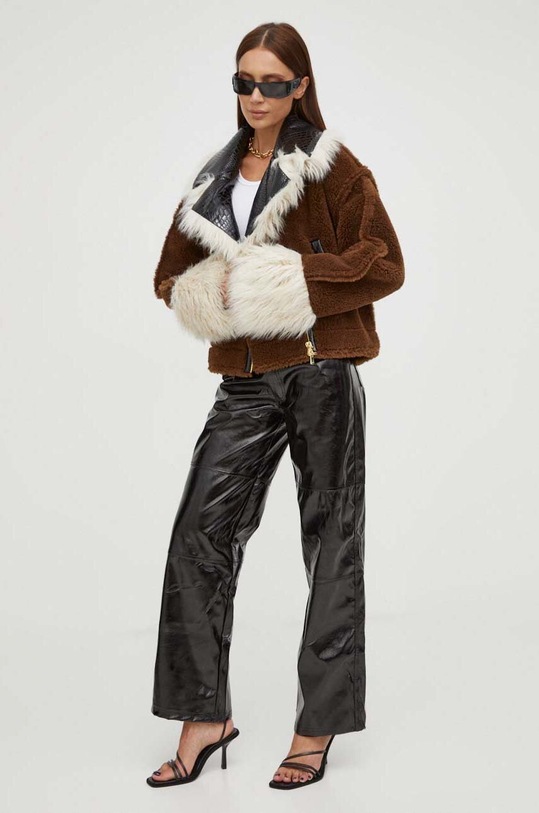 Pinko kurtka 102092.A19M brązowy AW23