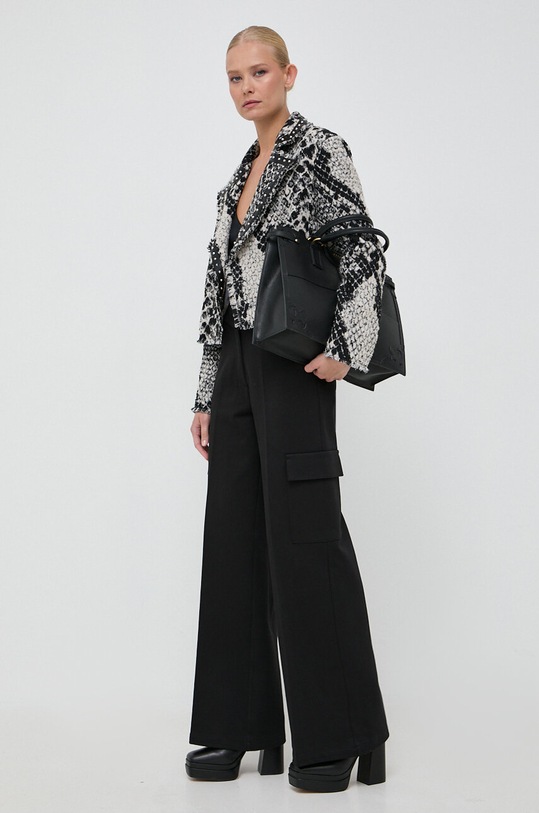 Pinko kurtka z domieszką wełny 102308.A1CX czarny AW23